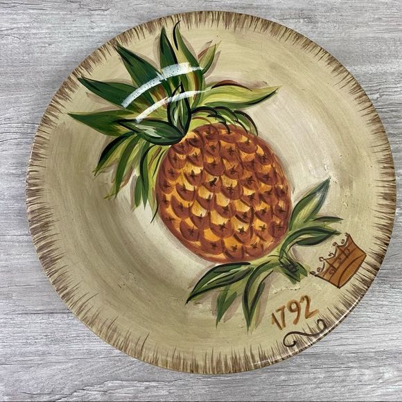 Dario Farrucci Designs Hand Painted Dinner Plate - Picture 2 of 3
